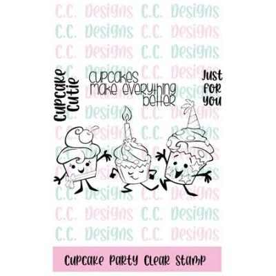 C.C. Designs Clear Stamps - Cupcake Party